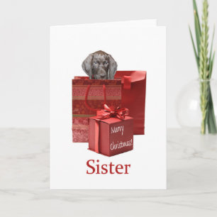 Glossy Grizzly Sister Frohe Weihnachten