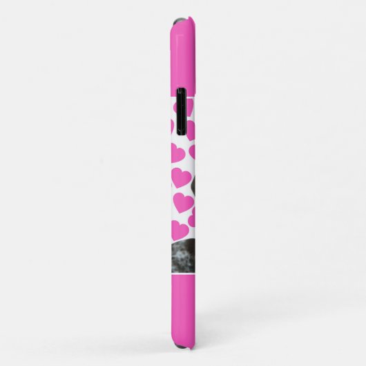 Glossy Grizzly Valentine's Puppy-Liebe Case-Mate iPhone Hülle (Hinten/Rechts)