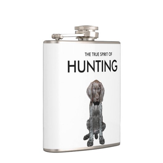 Glossy Grizzy Ares Hunt Shot Flasche Flachmann (Rechts)