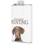 Glossy Grizzy Jagd Flasche Flachmann (Links)