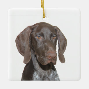 Glossy Grizzy Weihnachtsdekoration Keramikornament
