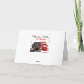 Glossy Grizzy Weihnachtskarte Feiertagskarte (Rückseite)