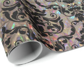 Glossy Halleesham Elegant Large Damask 4,5 m Geschenkpapier (Rolleneckpunkt)