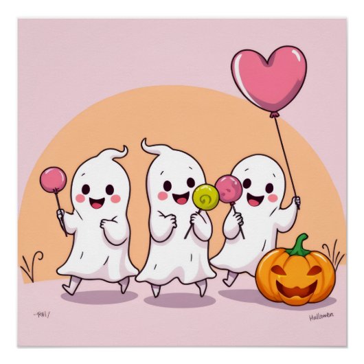 Glossy Halloween Poster Print - Limited Edition (Vorderseite)