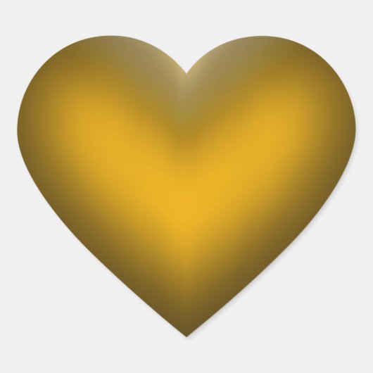 Glossy Heart Herz-Aufkleber (Vorderseite)