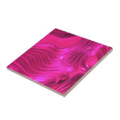 Glossy Hollywood Cerise Super Pink Fliese (Seite)