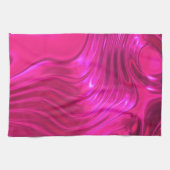 Glossy Hollywood Cerise Super Pink Geschirrtuch (Horizontal)