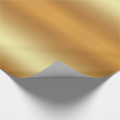 Glossy Imitats Goldenes Schloss Montebello Geschenkpapier (Ecke)