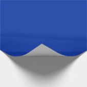 Glossy International Klein Blue Wrapping Paper Geschenkpapier (Ecke)