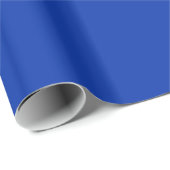 Glossy International Klein Blue Wrapping Paper Geschenkpapier (Rolleneckpunkt)