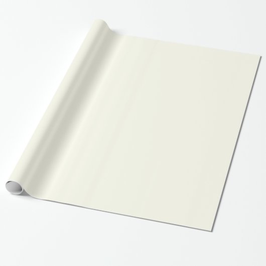Glossy Ivory White Wrapping Paper Geschenkpapier (Ungerollt)