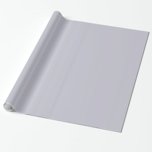 Glossy Lavender Gray Wrapping Paper Geschenkpapier (Ungerollt)