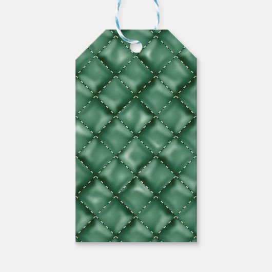 Glossy Leather Textur 3 Geschenkanhänger (Vorderseite)