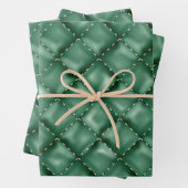 Glossy Leather Textur 3 Geschenkpapier Set (Beispiel)