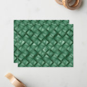 Glossy Leather Textur 3 Mitteilungskarte (Vorderseite/Rückseite Beispiel)