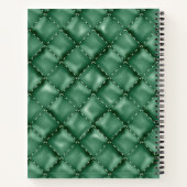 Glossy Leather Textur 3 Notizblock (Rückseite)