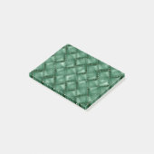 Glossy Leather Textur 3 Post-it Klebezettel (angewinkelt)