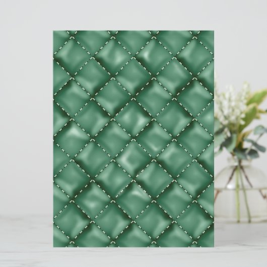 Glossy Leather Textur 3 Save The Date (Stehend Vorderseite)