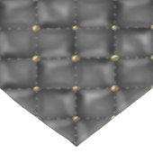 Glossy Leder Textur mit Gold Perlen Tischdecke (Schrägansicht)