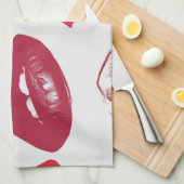 Glossy Lips Geschirrtuch (Viertel Falte)
