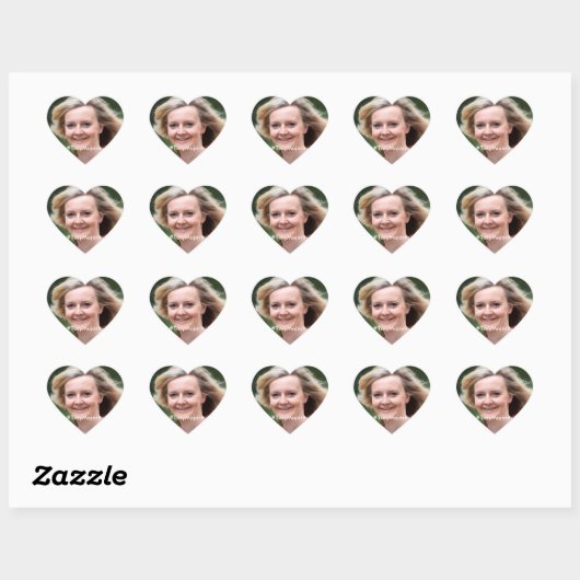 Glossy Liz Truss Stickers (Blatt)
