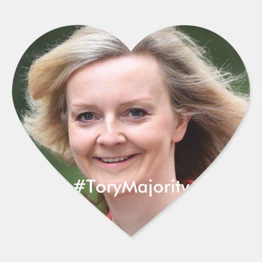 Glossy Liz Truss Stickers (Vorderseite)