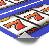 Glossy-Mehrschlitze-Deckenspielbahn Marquee Poster (Ecke)