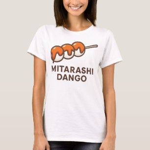 Glossy Mitarashi Dango Illustration T-Shirt