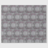 Glossy Moderner Engel Vintage florale Rose Geschenkpapier (Flach)