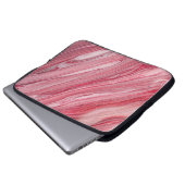 Glossy Nail Polnisch: Texturierter Hintergrund Laptopschutzhülle (Vorne Knopf)