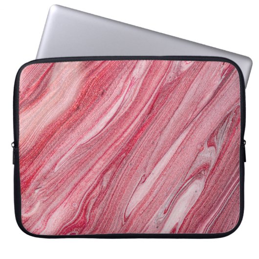 Glossy Nail Polnisch: Texturierter Hintergrund Laptopschutzhülle (Vorderseite)