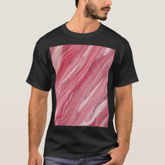 Glossy Nail Polnisch: Texturierter Hintergrund T-Shirt