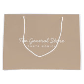 Glossy oder Matte Finish Bag Große Geschenktüte (Vorderseite)