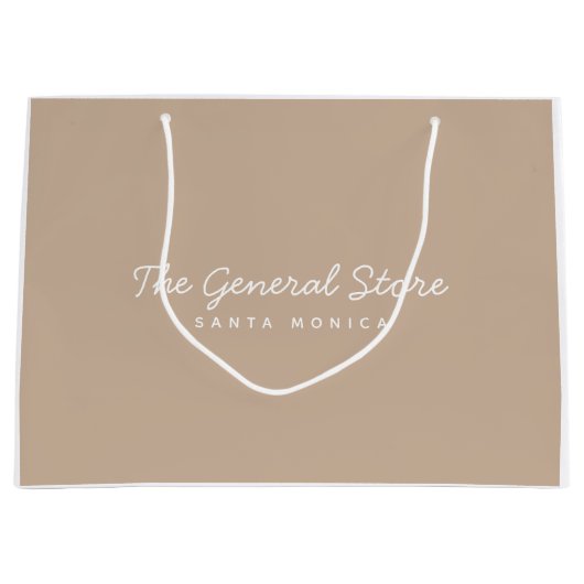 Glossy oder Matte Finish Bag Große Geschenktüte (Vorderseite)