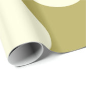 Glossy Packpapier Dots Circles Green Cream (Rolleneckpunkt)