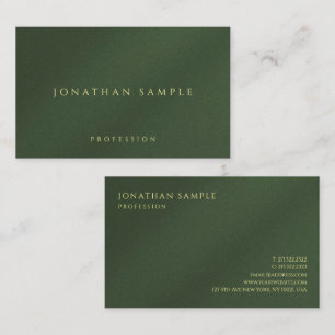 Glossy Paper Luxus Oceania Visitenkarte