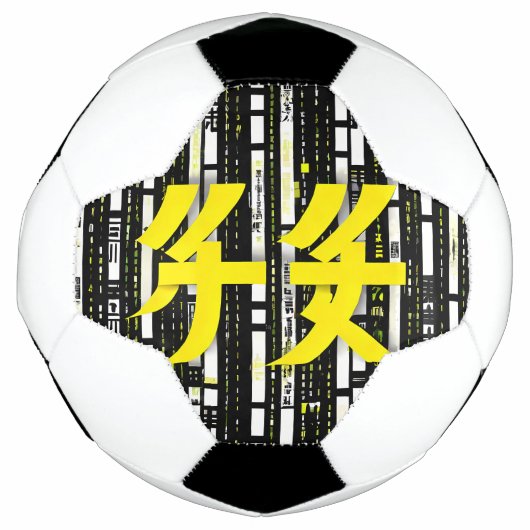 Glossy Pink Donut with Dark Sprinkles Fußball (Vorderseite)