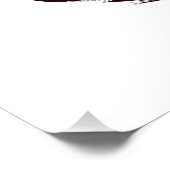 Glossy Poster mit lebhaften und kühlen Raketenstar (Ecke)