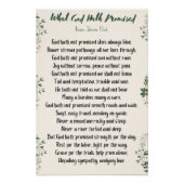 Glossy Poster Was Gott versprochen hat (Vorderseite)