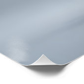 Glossy Red Robot Dog Poster (Ecke)