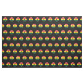 Glossy Round Ghanian Flag Stoff (Yard (91,4 cm))