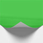 Glossy Solid Lime Green Geschenkpapier (Ecke)