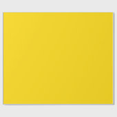 Glossy Solid School Bus Gelb Wrapping Paper Geschenkpapier (Flach)