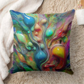 Glossy Spheres Throw Kissen (Decke)