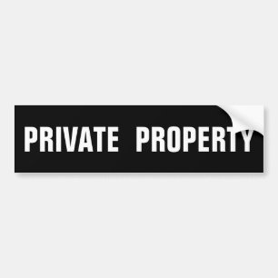 GLOSSY STICKER FÜR PRIVATE EIGENSCHAFT AUTOAUFKLEBER
