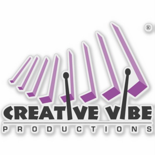 Glossy Transparente CVP-Aufkleber Aufkleber (Vorderseite)