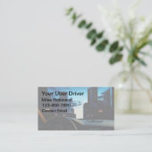Glossy Uber Car Service Driver Business Cards Visitenkarte (Stehend Vorderseite)