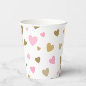 Glossy und Classic Design Paper Cup Pappbecher (Rückseite)