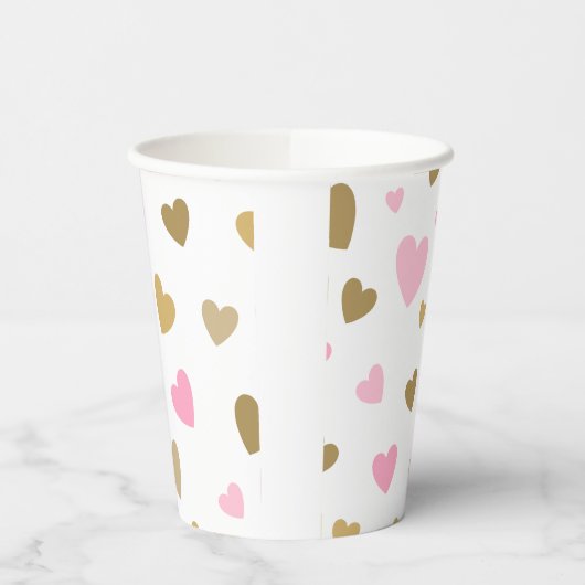 Glossy und Classic Design Paper Cup Pappbecher (Links)
