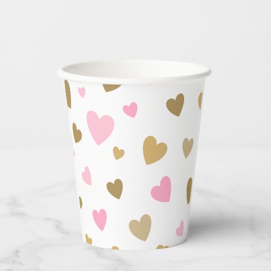 Glossy und Classic Design Paper Cup Pappbecher (Vorderseite)
